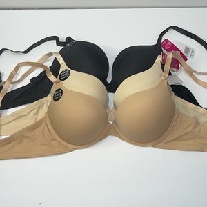 Bundle 3 Pieces Super Push Up Extreme Padded Maximum Lift Bombshell  Bra. NWT